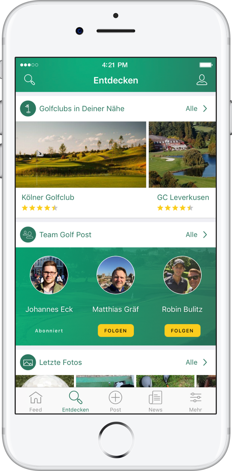 Golf Post App